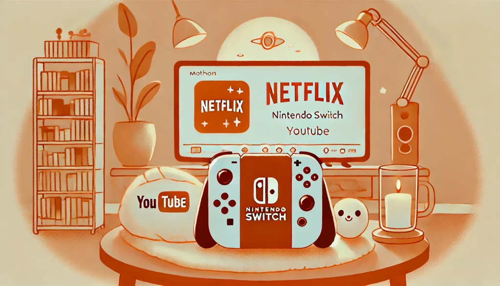 Switch ネトフリ見る方法① YouTube経由で視聴