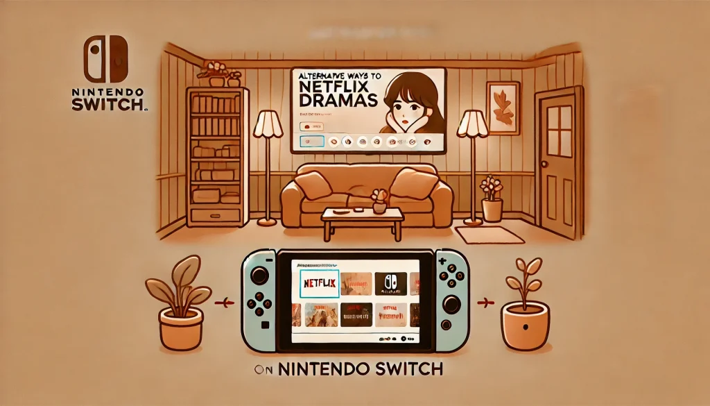 NetflixとNintendo Switch ドラマ視聴の代替手段