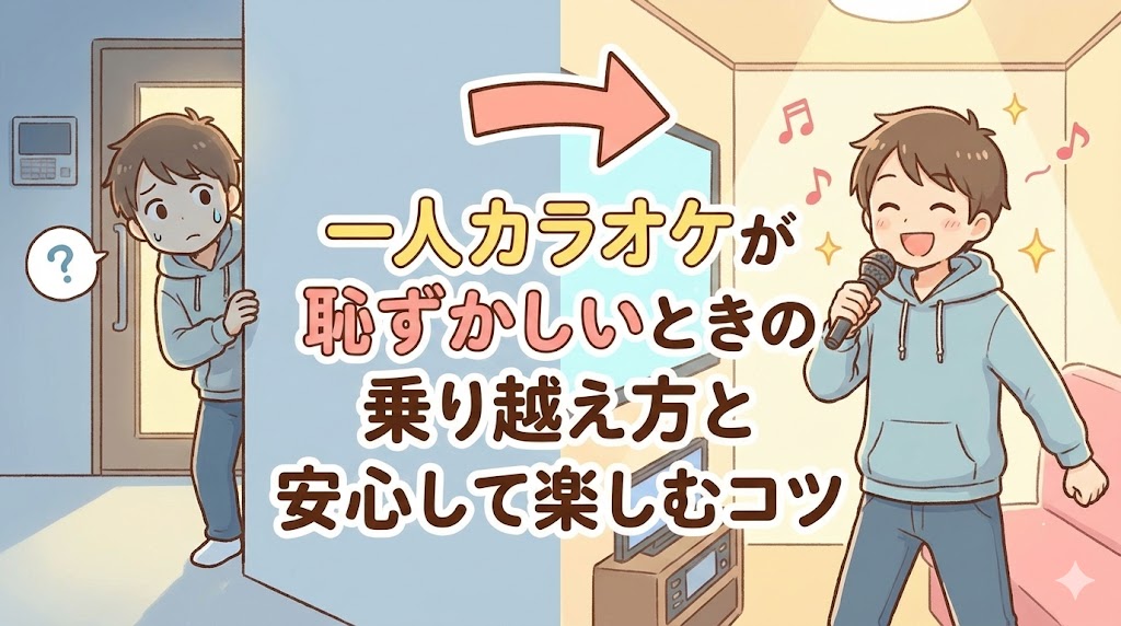 一人カラオケが恥ずかしい