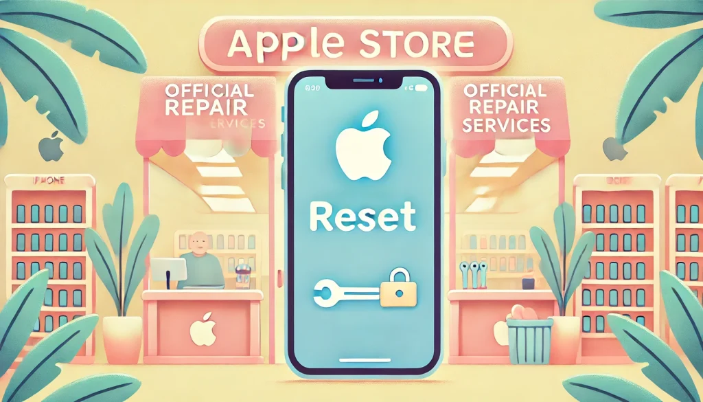 Apple Storeでの修理対応とデータ初期化の条件