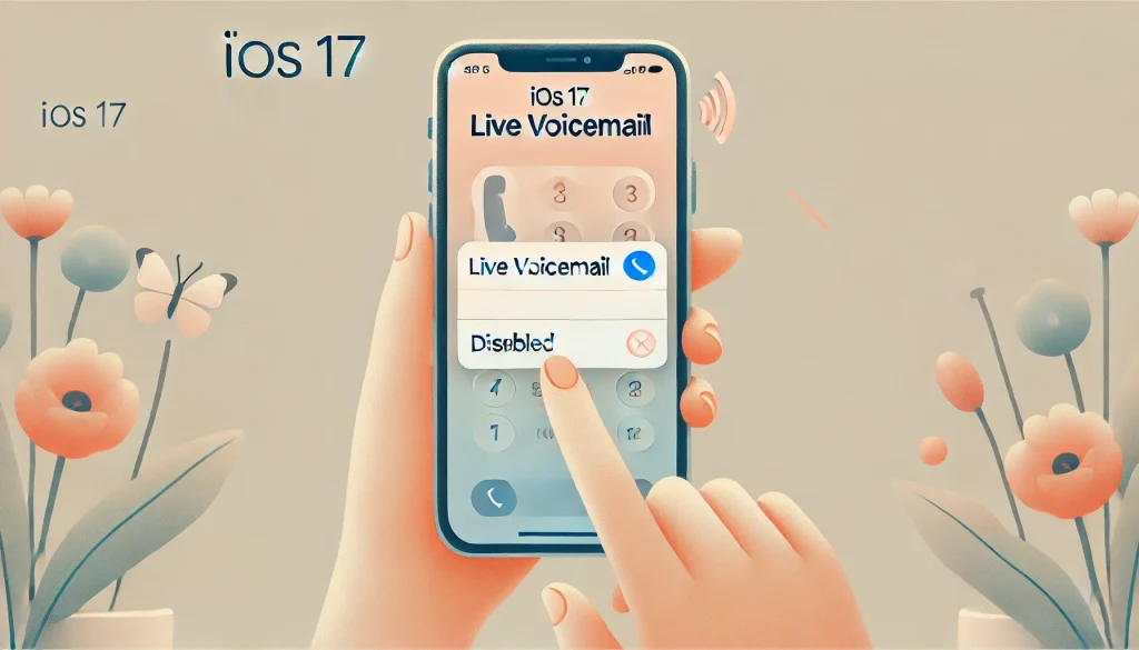 iOS 17以降のライブ留守番電話機能の無効化方法