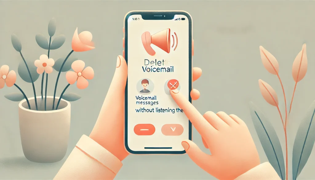 留守番電話を聞かずに削除する方法とその影響