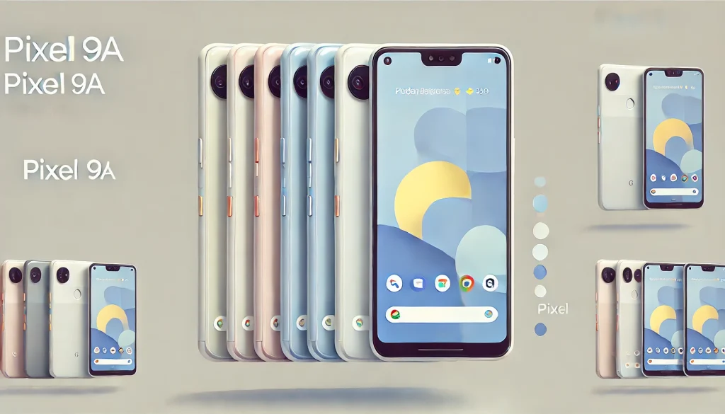 Pixel9aのデザイン・サイズ・カラーバリエーション