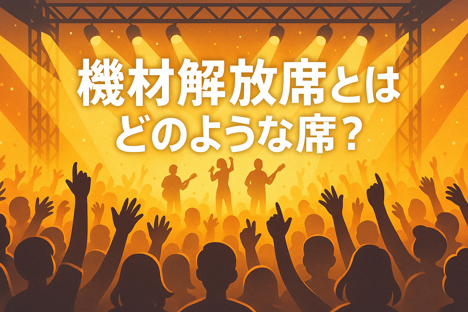 機材解放席とは