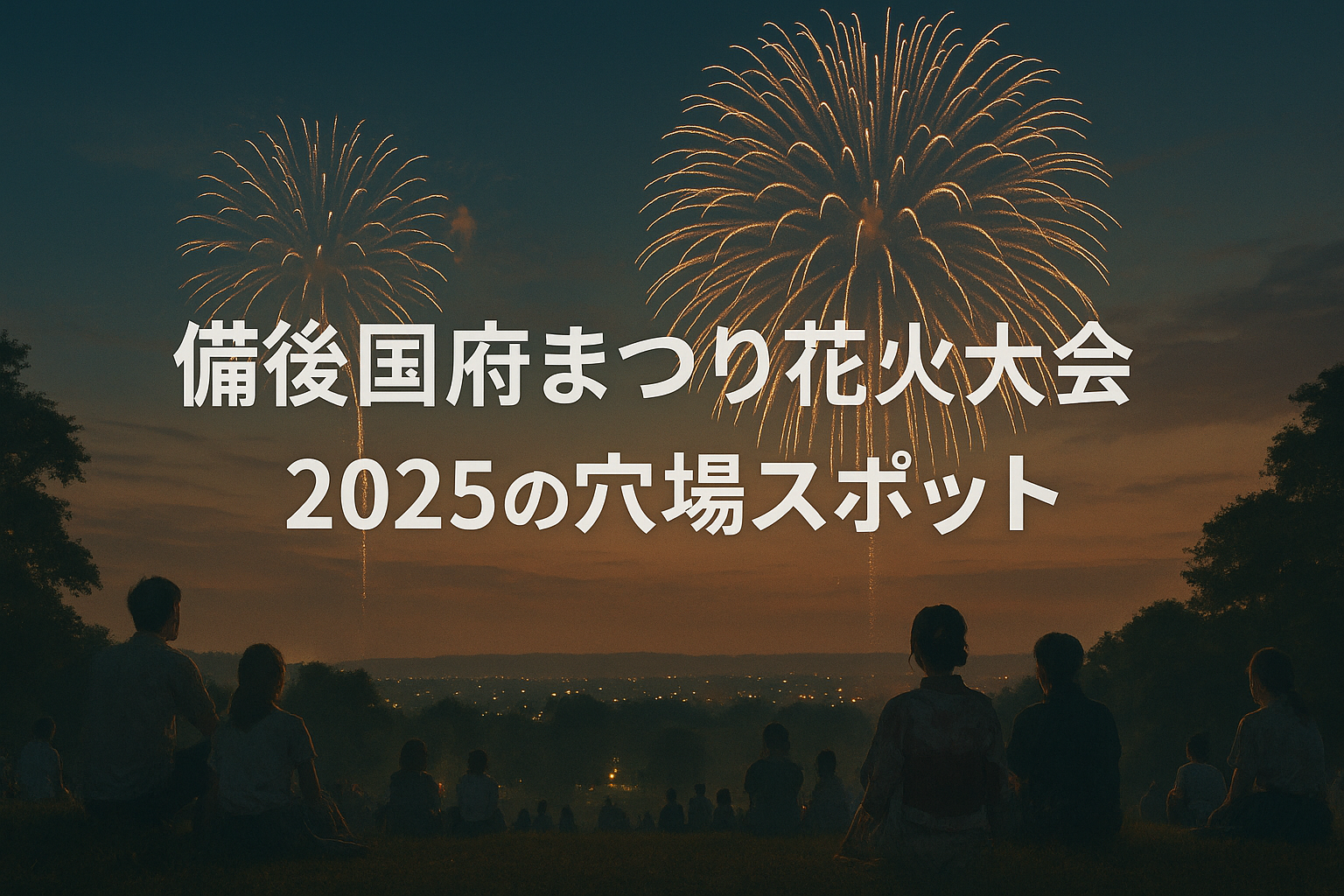 備後国府まつり花火大会2025の穴場