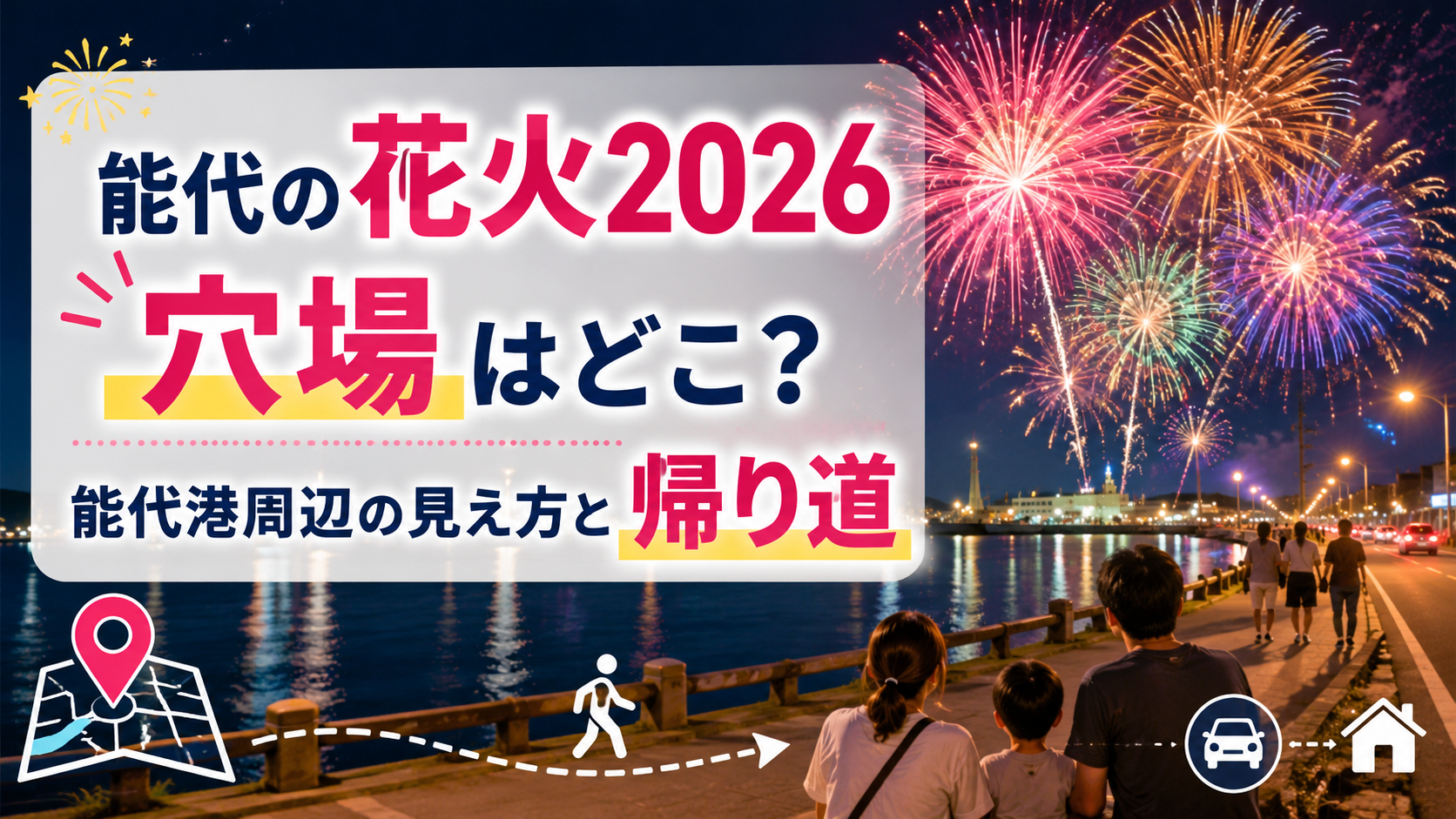 能代の花火2026穴場