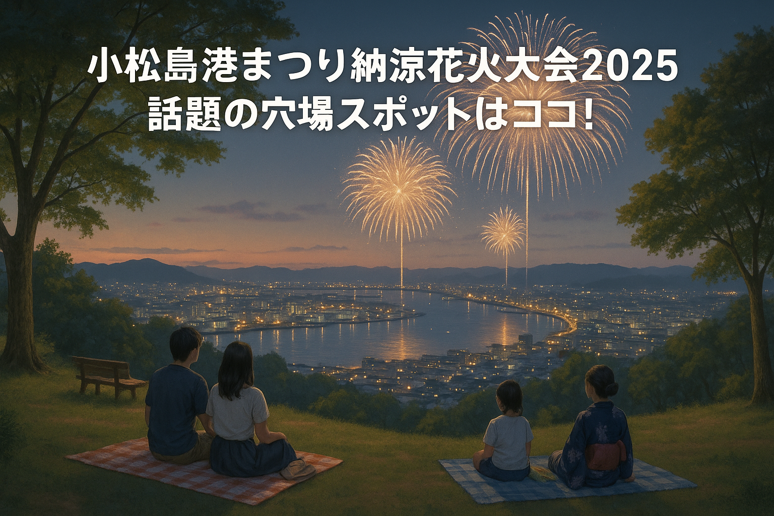 小松島港まつり納涼花火大会2025の穴場