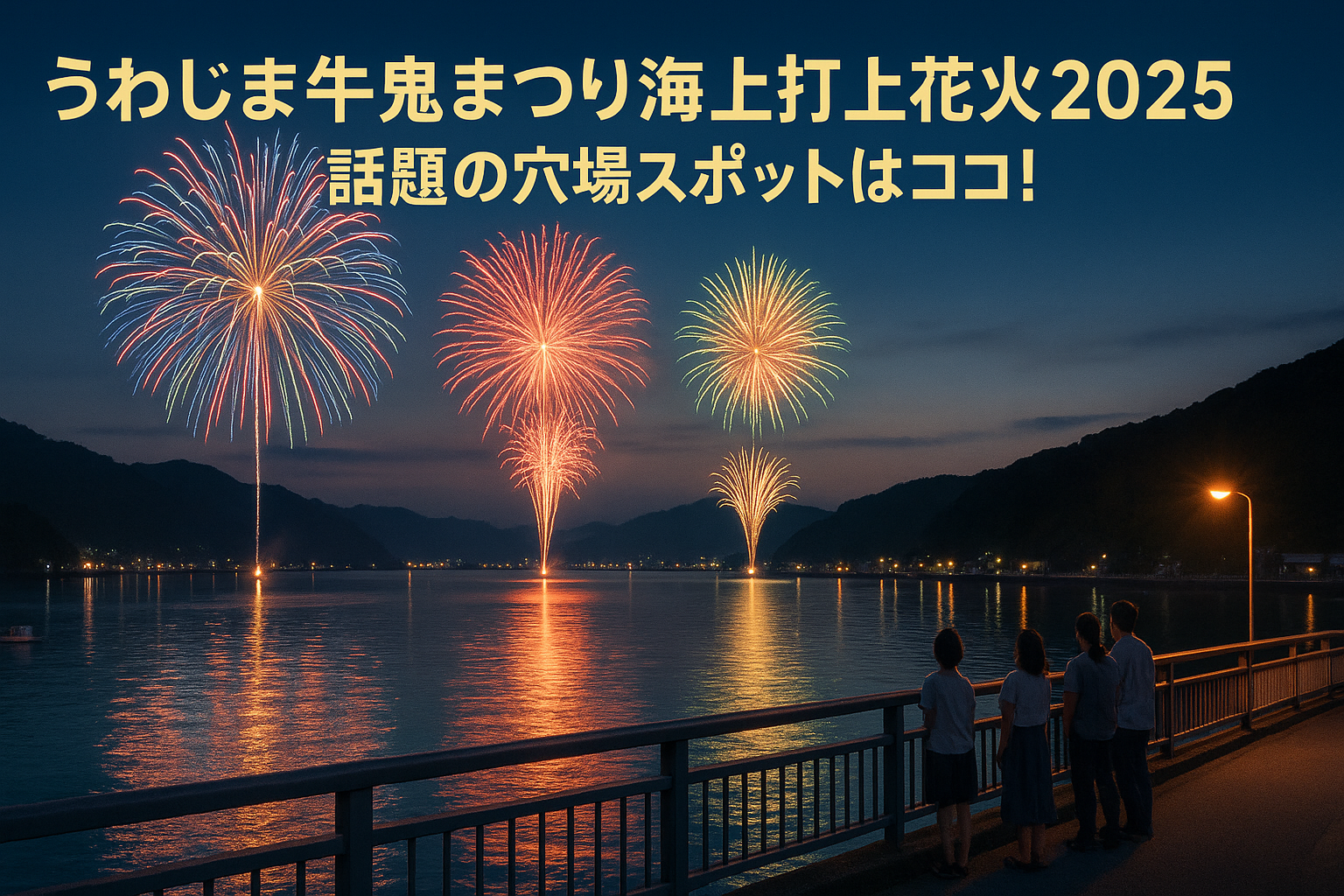 うわじま牛鬼まつり海上打上花火2025の穴場