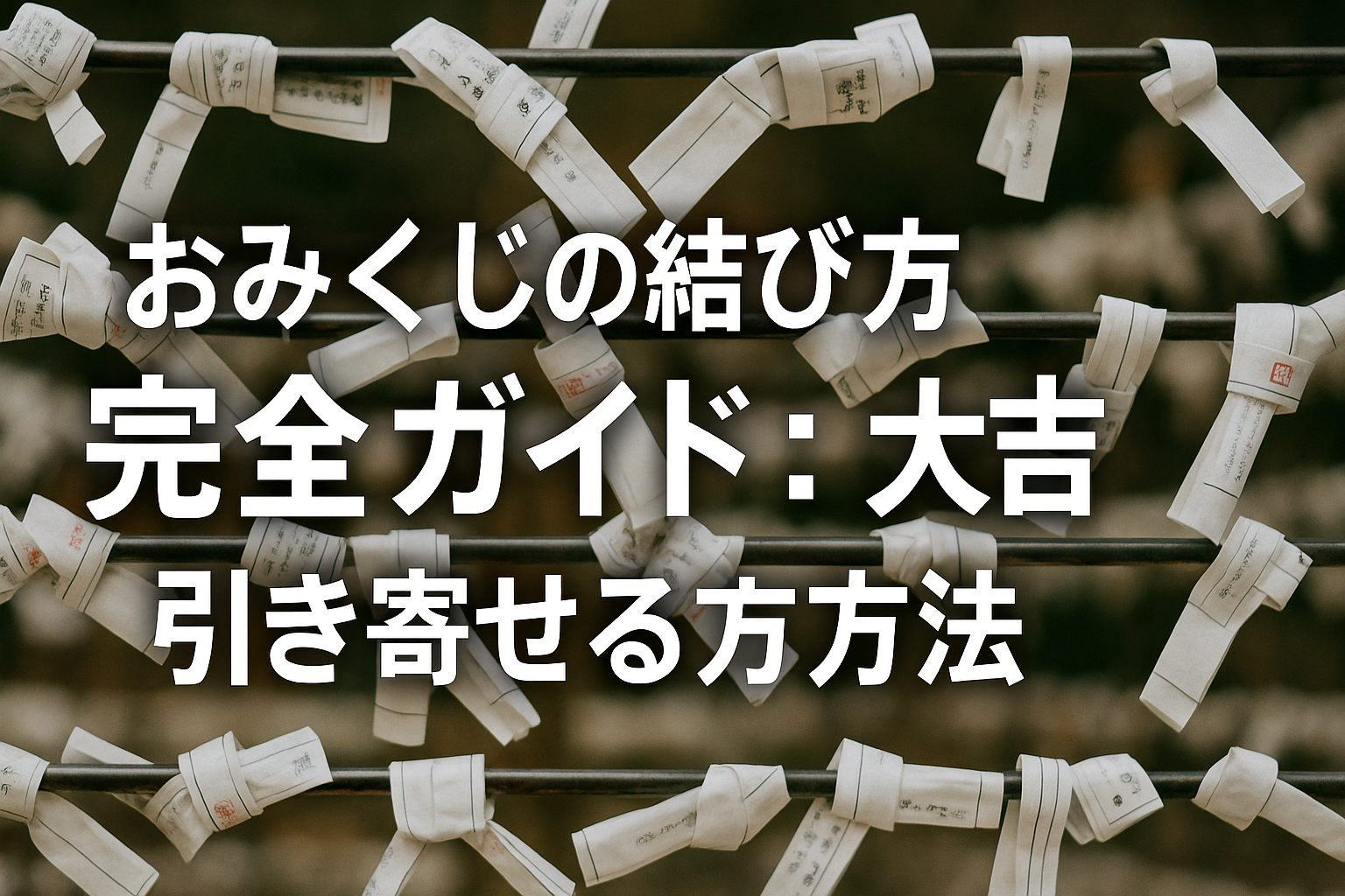 おみくじの結び方