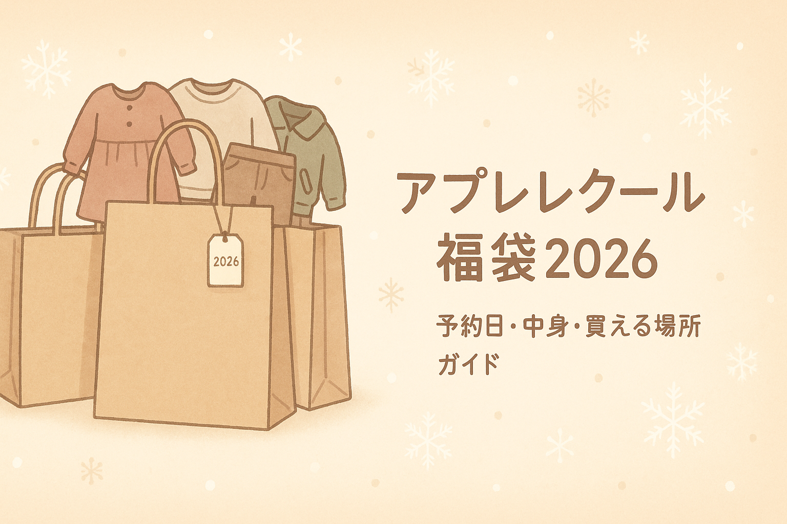 アプレレクール福袋2026