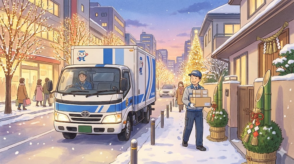 佐川急便の年末年始営業時間