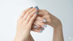 青ネイルが似合う色の選び方