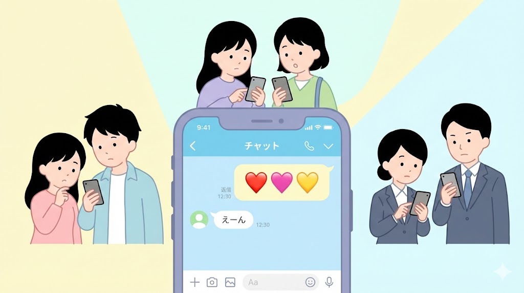 LINEのハート絵文字
