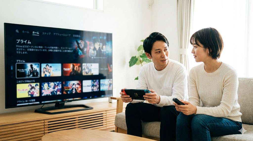 switchでアマプラは見られる？