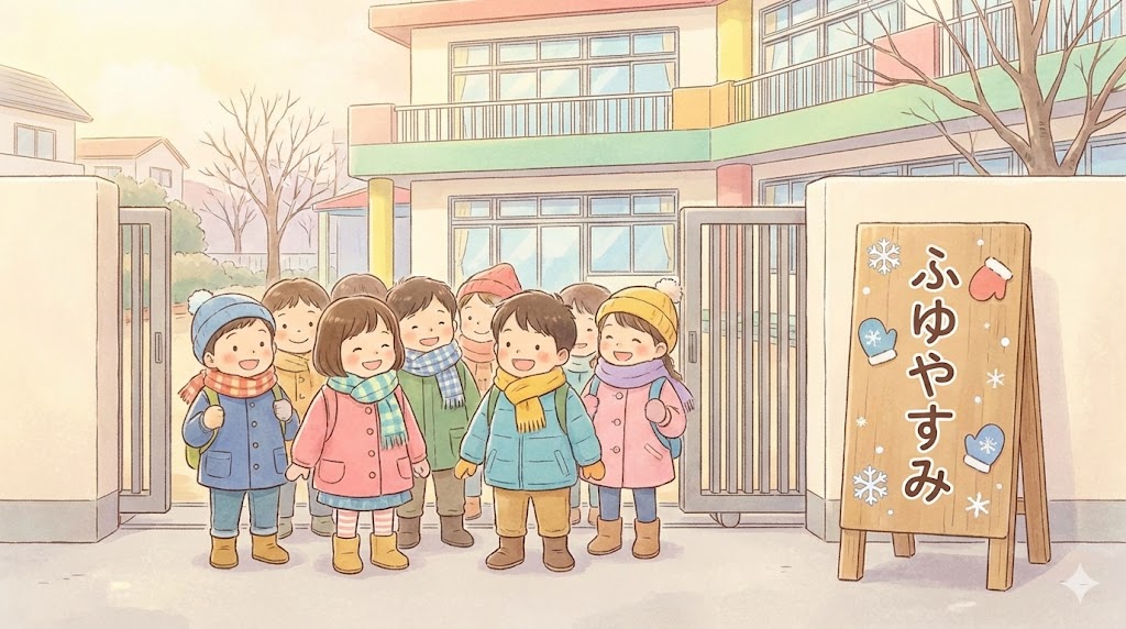 幼稚園冬休みはいつからいつまで