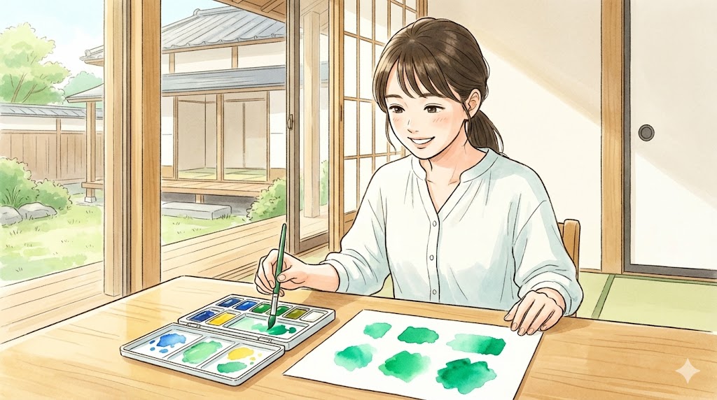 エメラルドグリーンは何色