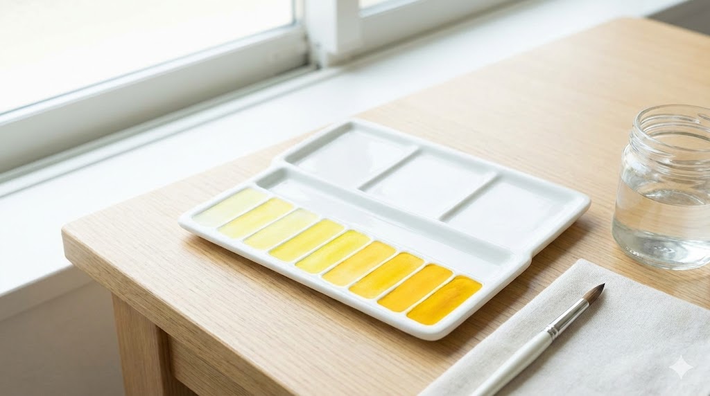 絵の具の黄色の作り方と混色のコツ