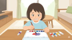紫の絵の具がなくても大丈夫