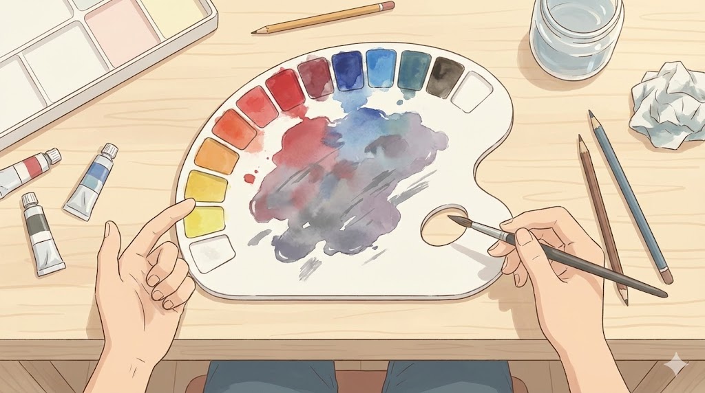 紫の作り方で濁る原因