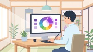 デジタルイラストの紫の作り方