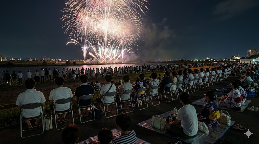 足立の花火の有料席