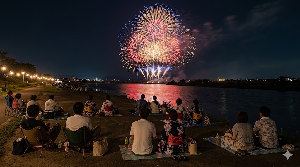 増田の花火の有料席