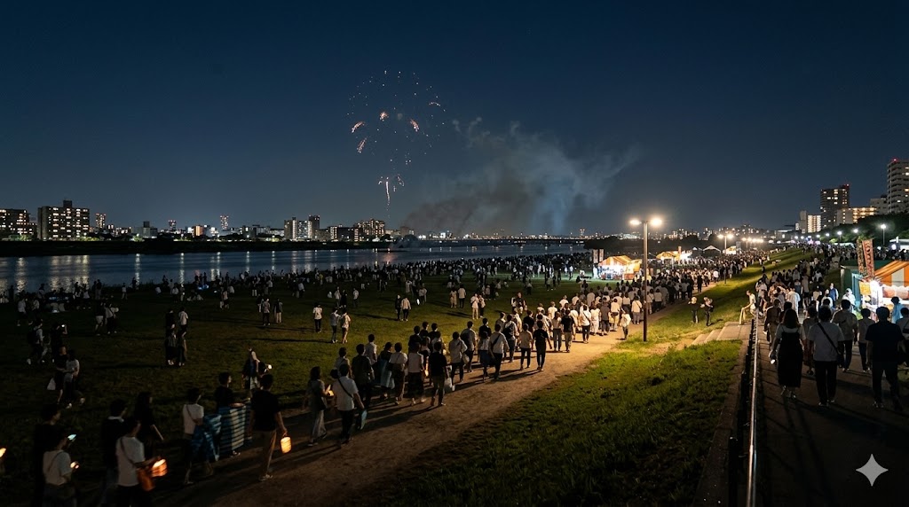 増田の花火の帰り方