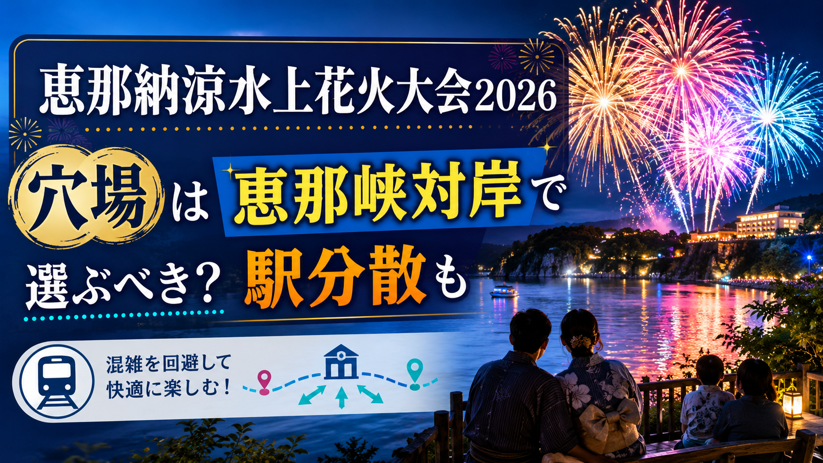 恵那納涼水上花火大会2026穴場