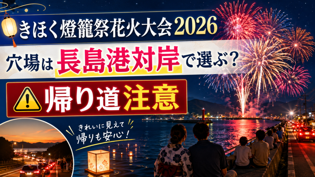 きほく燈籠祭花火大会2026穴場