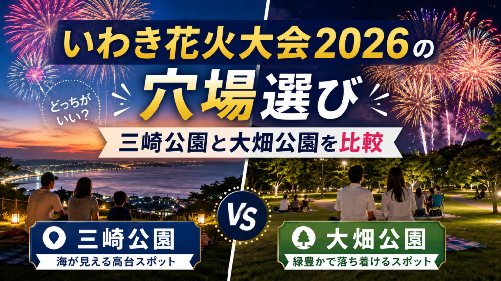 いわき花火大会2026の穴場